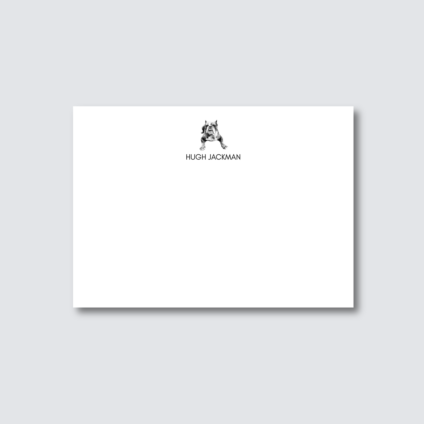 Custom Personalized Pet Stationery with Your Name and Dog