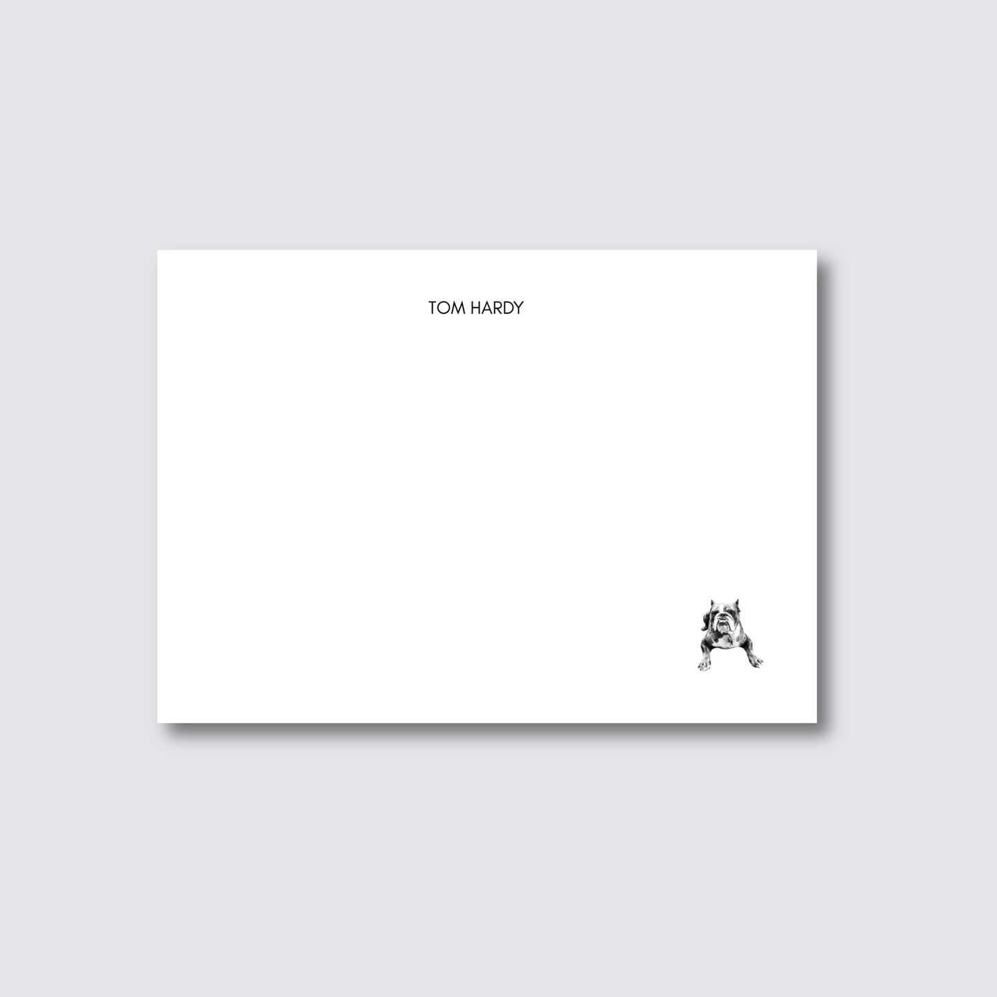 Custom Personalized Pet Stationery with Your Name and Dog