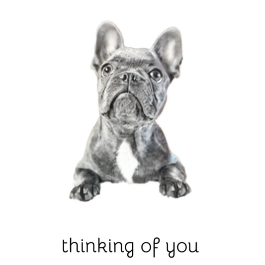 thinking of you 4x6 note card