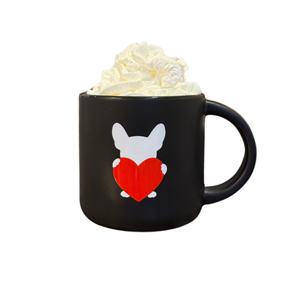 Heart Frenchie Mug