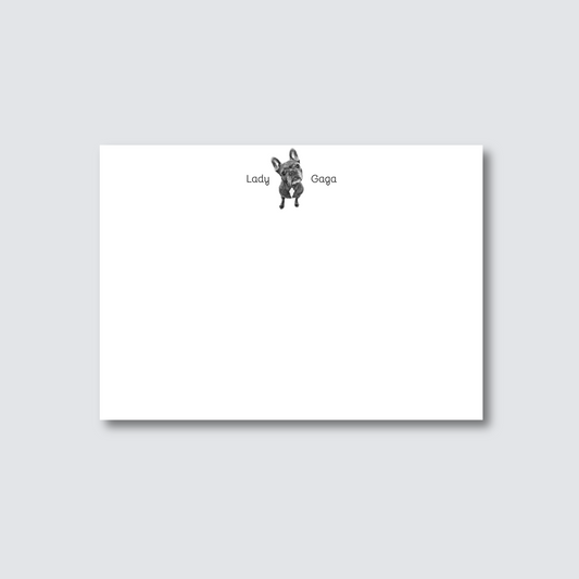 Custom Personalized Pet Stationery with Your Name and Dog