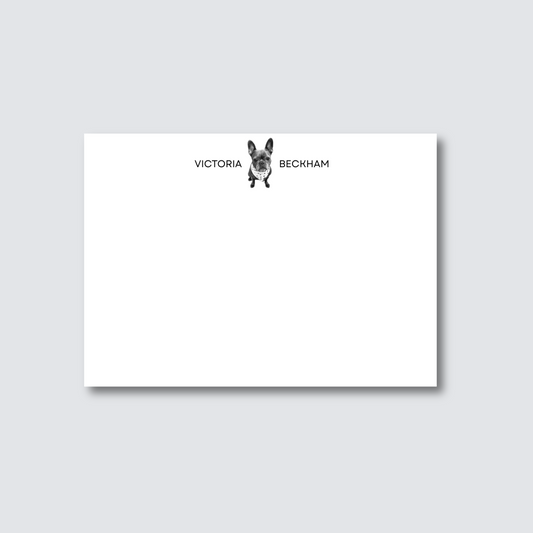 Custom Personalized Pet Stationery with Your Name and Dog