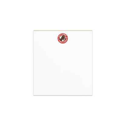 butt first think rescue frenchie notepad