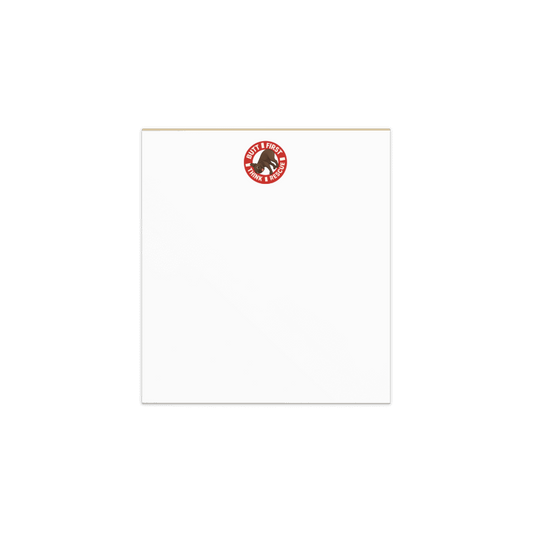 butt first think rescue frenchie notepad