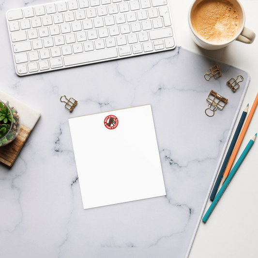 butt first think rescue frenchie notepad