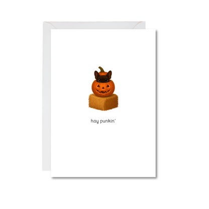 hay punkin' 4x6 note card