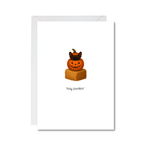 hay punkin' 4x6 note card